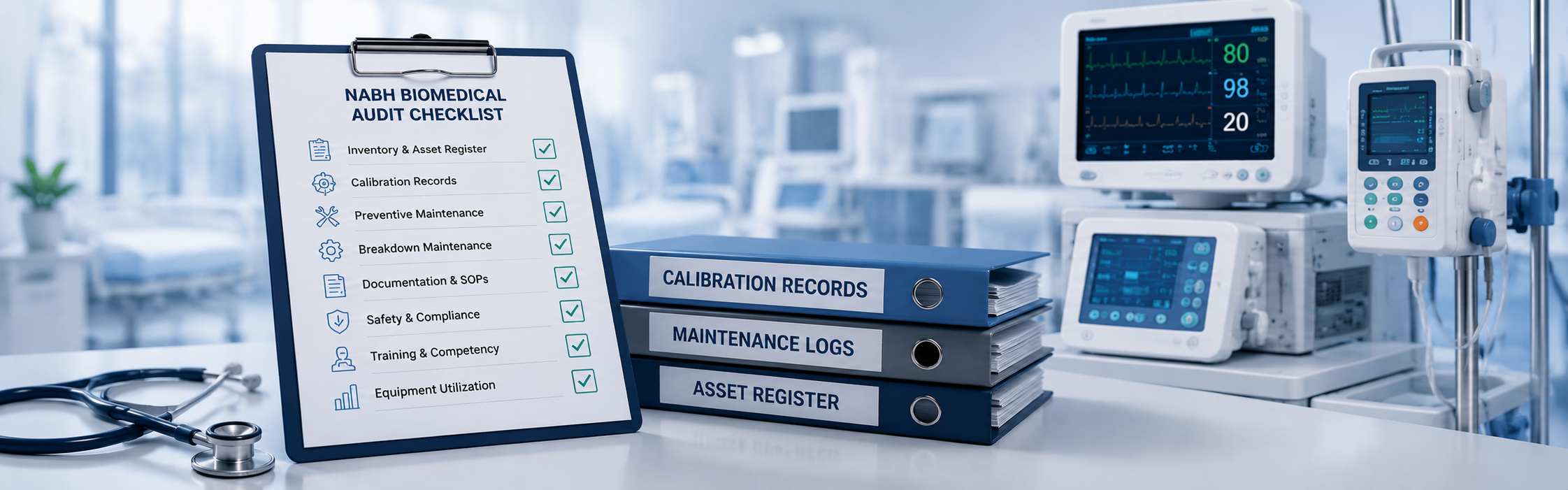 NABH biomedical audit requirements India